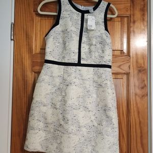 Sleeveless Jaquard H&M Dress. Black and Cream. New with tags. Size 8.